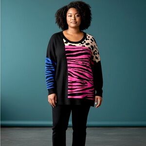 Fun Torrid Animal Print Sweater, SZ4
